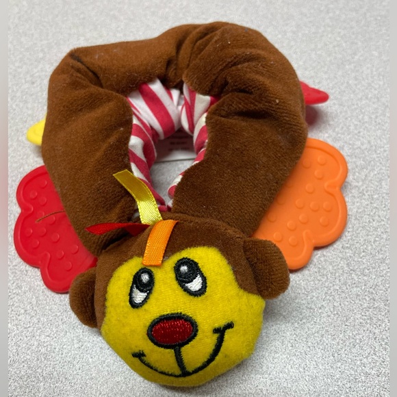 Playtex Monkey Scrunchy Baby Activity Wrist Toy & Teether infant tooth - Picture 6 of 6